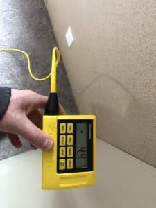 foundation elevatoin survey showing significant deflection