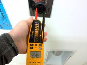 testing dryer receptacle