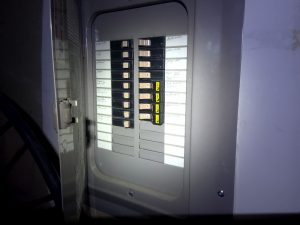 electrical panel with inadequate AFCI protection